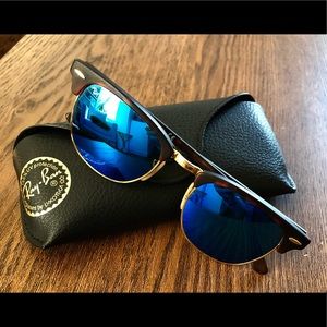 Ray-Ban Clubmaster Flash Lenses Sunglasses